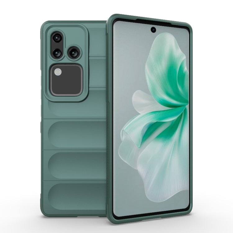 Magic Shield TPU + Flannel Phone Case, For vivo S18 5G, For vivo X100 Pro 5G, For vivo X100 5G, For vivo iQOO 12 Pro 5G