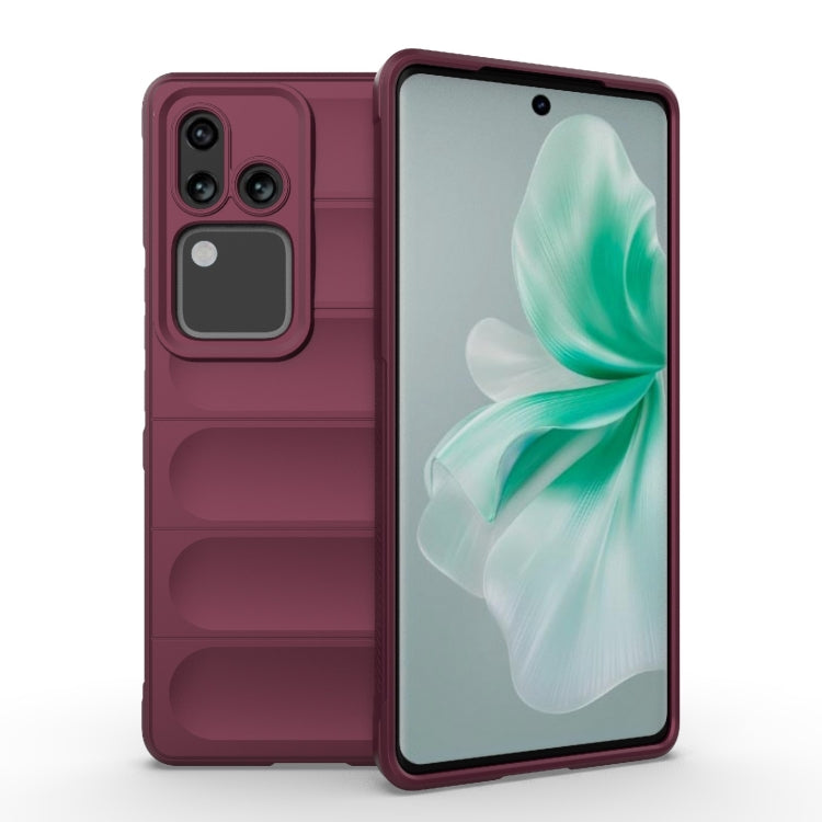 Magic Shield TPU + Flannel Phone Case, For vivo S18 5G, For vivo X100 Pro 5G, For vivo X100 5G, For vivo iQOO 12 Pro 5G
