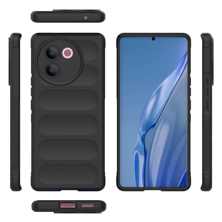 Magic Shield TPU + Flannel Phone Case, For vivo V30e 5G Global, For vivo iQOO Z9X 5G, For vivo T3X 5G Global, For vivo iQOO Z9 5G
