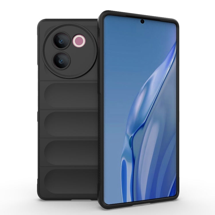 Magic Shield TPU + Flannel Phone Case, For vivo V30e 5G Global, For vivo iQOO Z9X 5G, For vivo T3X 5G Global, For vivo iQOO Z9 5G