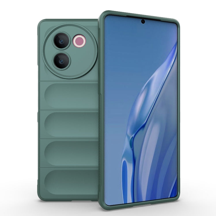 Magic Shield TPU + Flannel Phone Case, For vivo V30e 5G Global, For vivo iQOO Z9X 5G, For vivo T3X 5G Global, For vivo iQOO Z9 5G