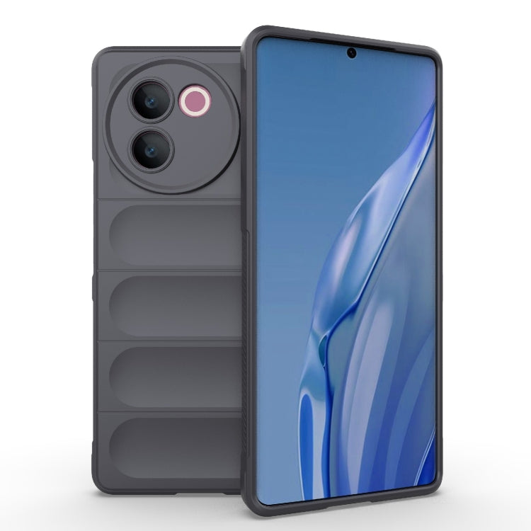Magic Shield TPU + Flannel Phone Case, For vivo V30e 5G Global, For vivo iQOO Z9X 5G, For vivo T3X 5G Global, For vivo iQOO Z9 5G