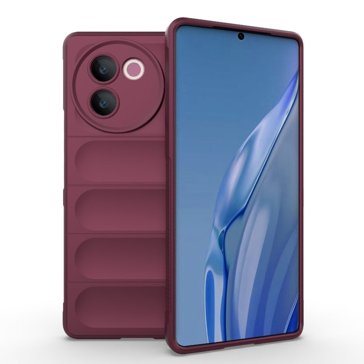 Magic Shield TPU + Flannel Phone Case, For vivo V30e 5G Global, For vivo iQOO Z9X 5G, For vivo T3X 5G Global, For vivo iQOO Z9 5G