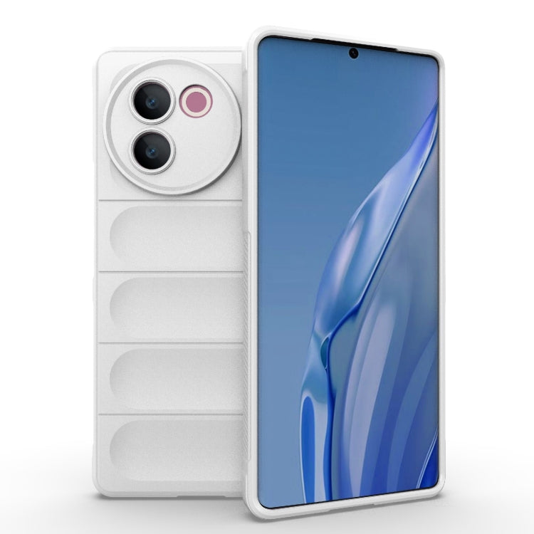 Magic Shield TPU + Flannel Phone Case, For vivo V30e 5G Global, For vivo iQOO Z9X 5G, For vivo T3X 5G Global, For vivo iQOO Z9 5G