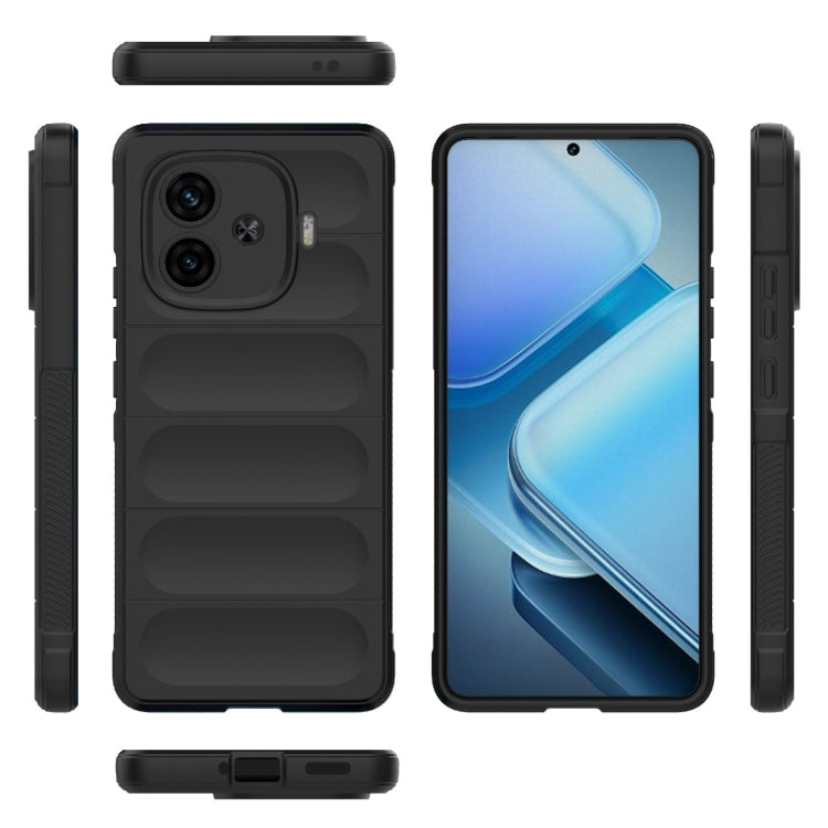 Magic Shield TPU + Flannel Phone Case, For vivo iQOO Z9 Turbo 5G, For vivo Y200E 5G Global / Y100 5G IDN, For vivo iQOO Neo9, For vivo S18E 5G