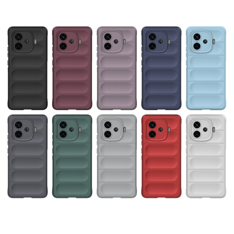 Magic Shield TPU + Flannel Phone Case, For vivo iQOO Z9 Turbo 5G, For vivo Y200E 5G Global / Y100 5G IDN, For vivo iQOO Neo9, For vivo S18E 5G