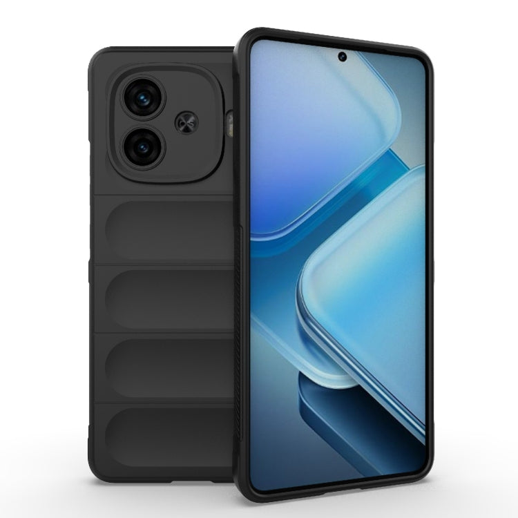 Magic Shield TPU + Flannel Phone Case, For vivo iQOO Z9 Turbo 5G, For vivo Y200E 5G Global / Y100 5G IDN, For vivo iQOO Neo9, For vivo S18E 5G