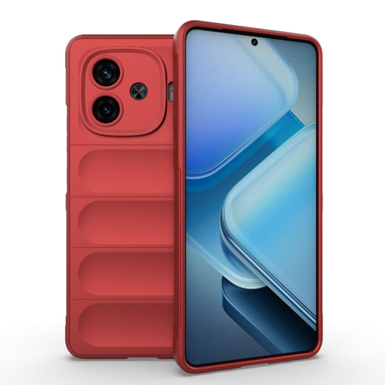 Magic Shield TPU + Flannel Phone Case, For vivo iQOO Z9 Turbo 5G, For vivo Y200E 5G Global / Y100 5G IDN, For vivo iQOO Neo9, For vivo S18E 5G