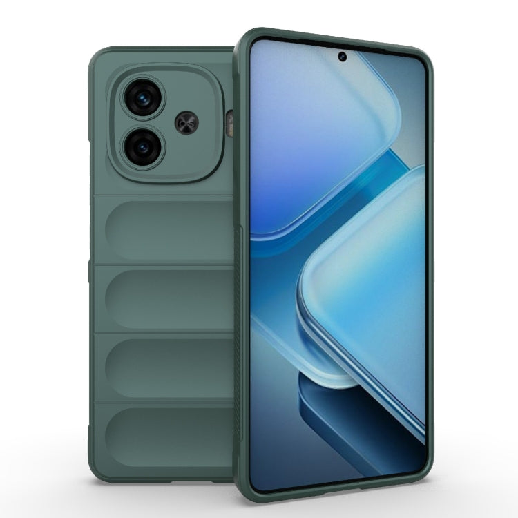 Magic Shield TPU + Flannel Phone Case, For vivo iQOO Z9 Turbo 5G, For vivo Y200E 5G Global / Y100 5G IDN, For vivo iQOO Neo9, For vivo S18E 5G