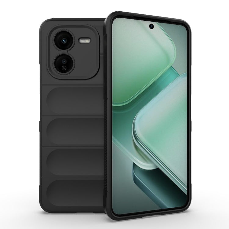 Magic Shield TPU + Flannel Phone Case, For vivo V30e 5G Global, For vivo iQOO Z9X 5G, For vivo T3X 5G Global, For vivo iQOO Z9 5G