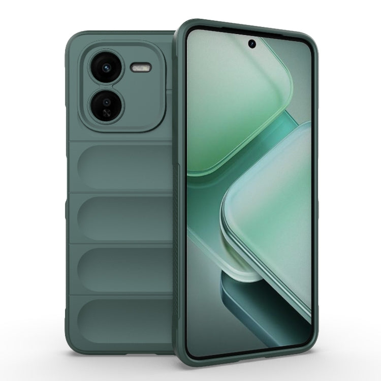 Magic Shield TPU + Flannel Phone Case, For vivo V30e 5G Global, For vivo iQOO Z9X 5G, For vivo T3X 5G Global, For vivo iQOO Z9 5G