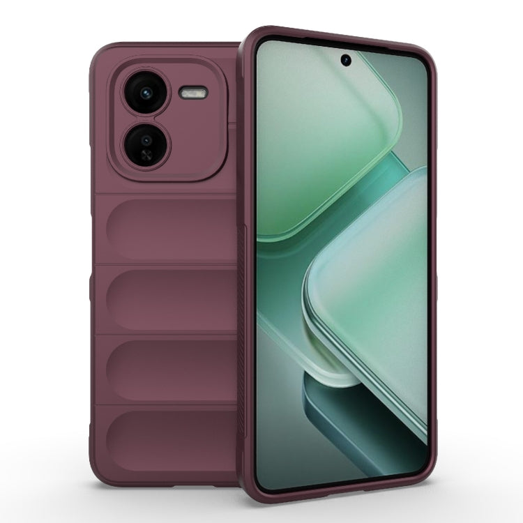 Magic Shield TPU + Flannel Phone Case, For vivo V30e 5G Global, For vivo iQOO Z9X 5G, For vivo T3X 5G Global, For vivo iQOO Z9 5G