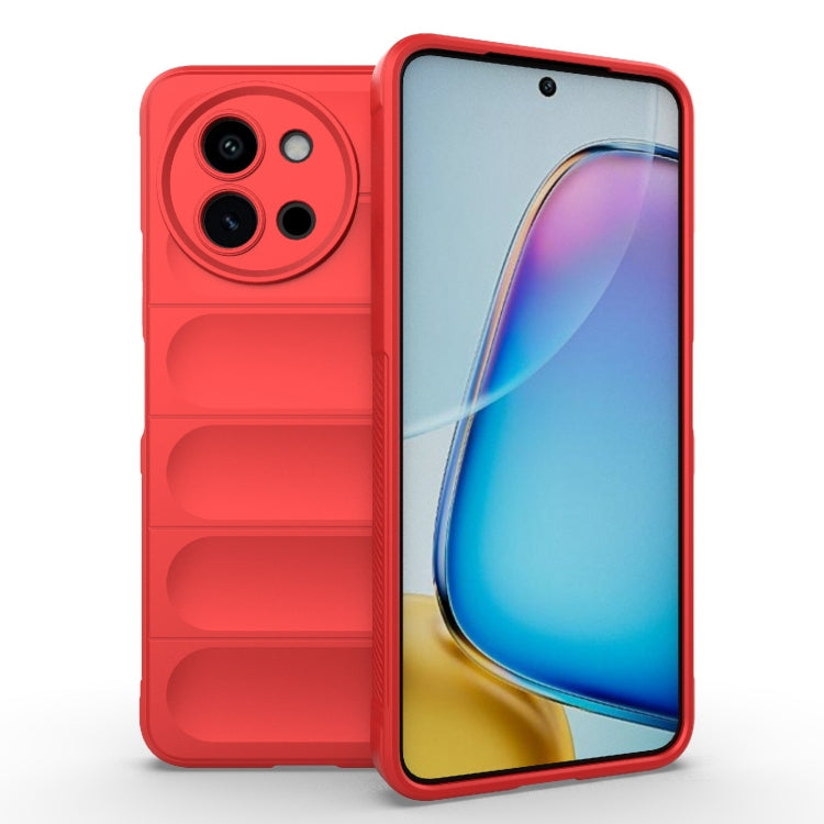 Magic Shield TPU + Flannel Phone Case, For vivo V30e 5G Global, For vivo iQOO Z9X 5G, For vivo T3X 5G Global, For vivo iQOO Z9 5G