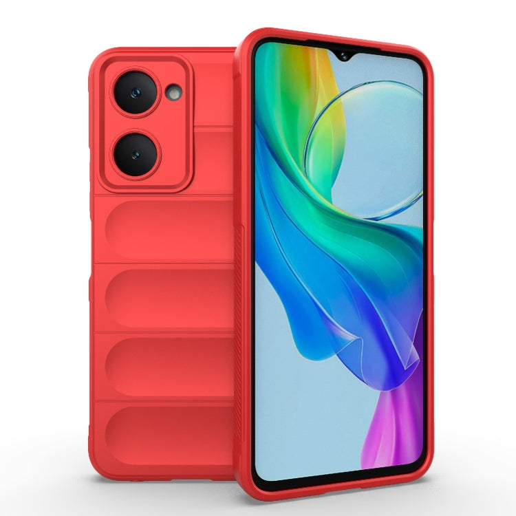 Magic Shield TPU + Flannel Phone Case, For vivo iQOO Z9s Pro India, For vivo iQOO Z9s 5G, For vivo Y03 4G Global / Y18 4G Global, For vivo T3 Lite 5G India / Y28s Global
