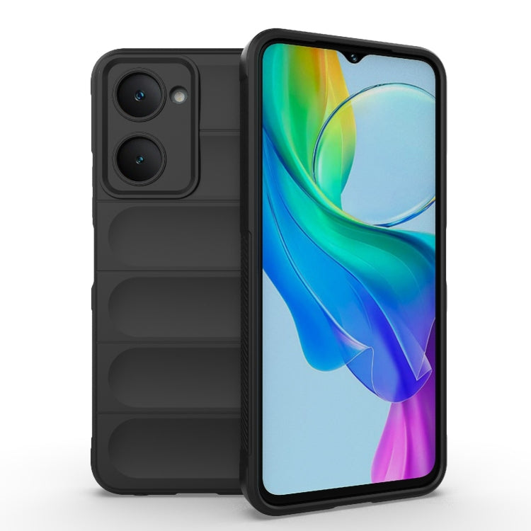 Magic Shield TPU + Flannel Phone Case, For vivo iQOO Z9s Pro India, For vivo iQOO Z9s 5G, For vivo Y03 4G Global / Y18 4G Global, For vivo T3 Lite 5G India / Y28s Global