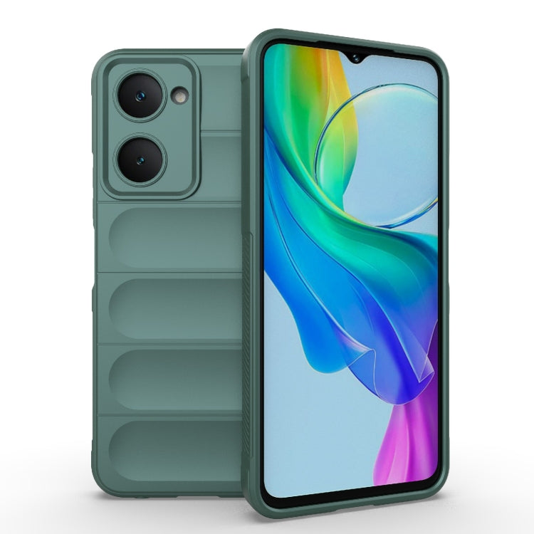 Magic Shield TPU + Flannel Phone Case, For vivo iQOO Z9s Pro India, For vivo iQOO Z9s 5G, For vivo Y03 4G Global / Y18 4G Global, For vivo T3 Lite 5G India / Y28s Global