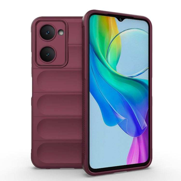 Magic Shield TPU + Flannel Phone Case, For vivo iQOO Z9s Pro India, For vivo iQOO Z9s 5G, For vivo Y03 4G Global / Y18 4G Global, For vivo T3 Lite 5G India / Y28s Global