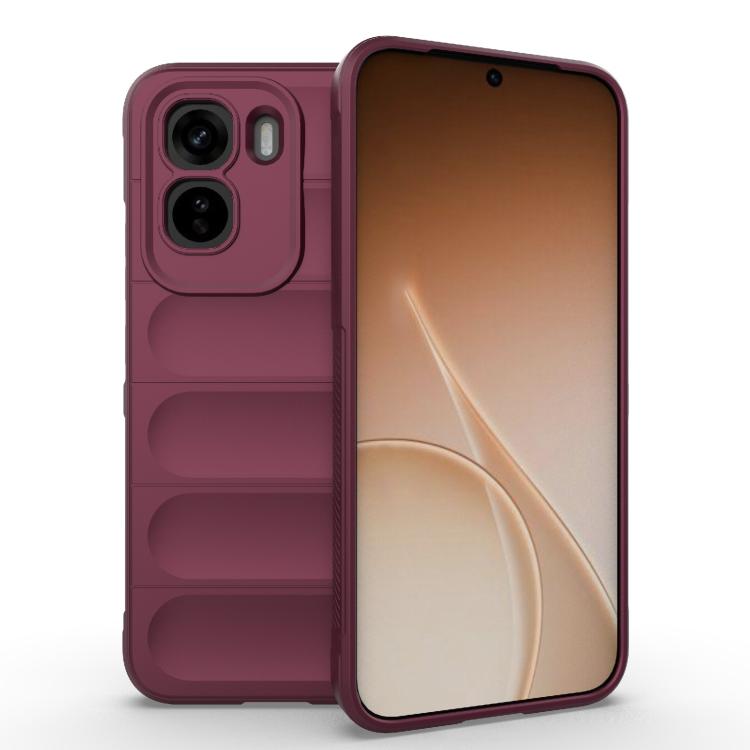 Magic Shield TPU + Flannel Phone Case, For vivo S50 Pro mini / X300 FE 5G Russia, For vivo T5 Pro 5G Global, For vivo V70 FE 5G Global, For vivo iQOO Z11x 5G India