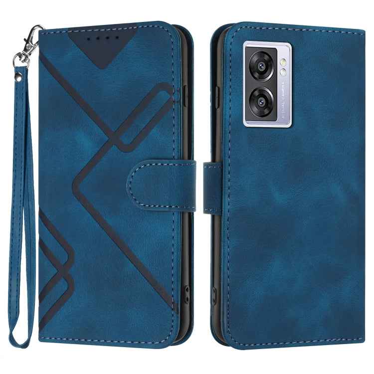 Line Pattern Skin Feel Leather Phone Case, For Realme GT 6 / GT 6T, For Realme C63 / C61 Global, For Realme  12 Lite / C67 4G Global, For Realme GT5 Pro, For Realme 10 Pro, For Realme 10 Pro+, For Realme 10 4G, For Realme V23
