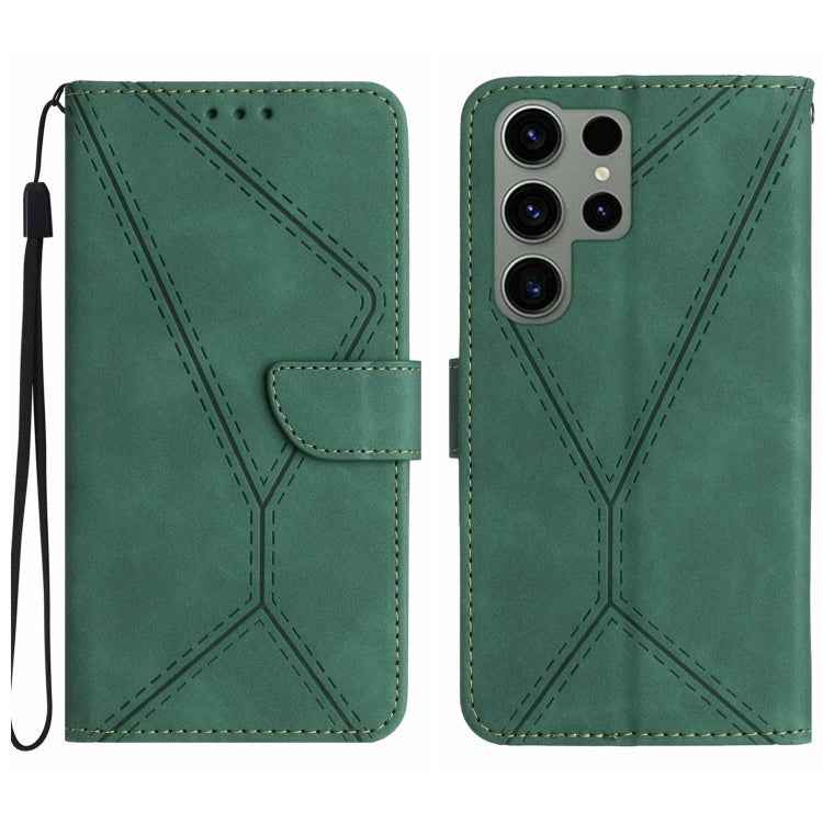 Stitching Embossed Leather Phone Case, For Samsung Galaxy S23 5G, For Samsung Galaxy S23 Ultra 5G, For Samsung Galaxy S22 5G, For Samsung Galaxy S22+ 5G, For Samsung Galaxy S22 Ultra 5G, For Samsung Galaxy S21 5G, For Samsung Galaxy S21 FE 5G          ...