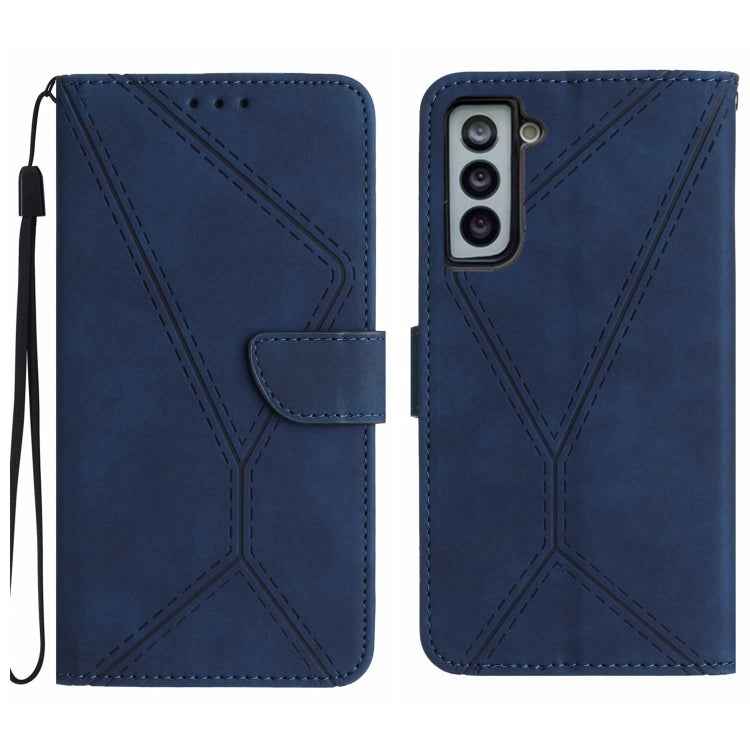 Stitching Embossed Leather Phone Case, For Samsung Galaxy S23 5G, For Samsung Galaxy S23 Ultra 5G, For Samsung Galaxy S22 5G, For Samsung Galaxy S22+ 5G, For Samsung Galaxy S22 Ultra 5G, For Samsung Galaxy S21 5G, For Samsung Galaxy S21 FE 5G          ...
