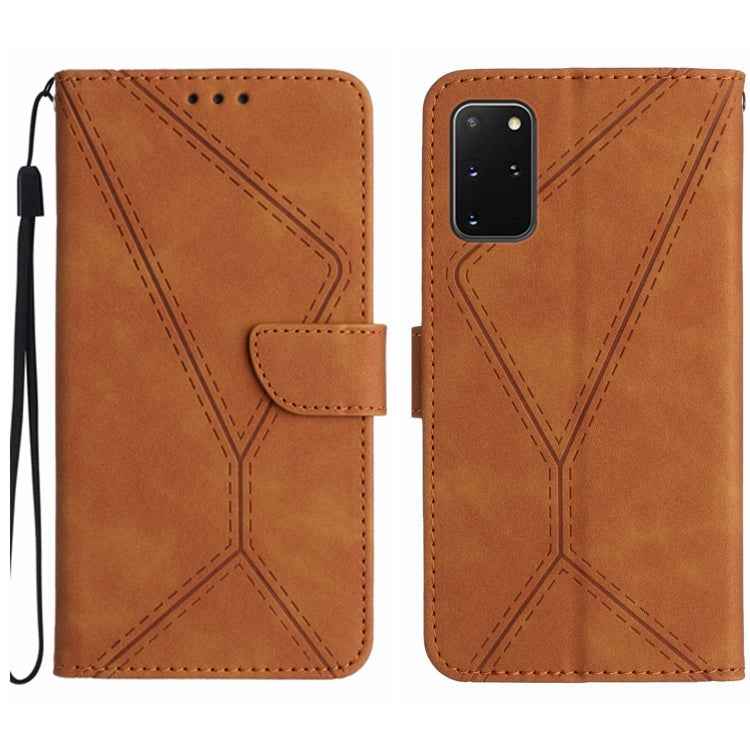 Stitching Embossed Leather Phone Case, For Samsung Galaxy S21 Ultra 5G, For Samsung Galaxy S20, For Samsung Galaxy S20+, For Samsung Galaxy S20 Ultra, For Samsung Galaxy S20 FE, For Samsung Galaxy S10, For Samsung Galaxy S10+, For Samsung Galaxy Note20