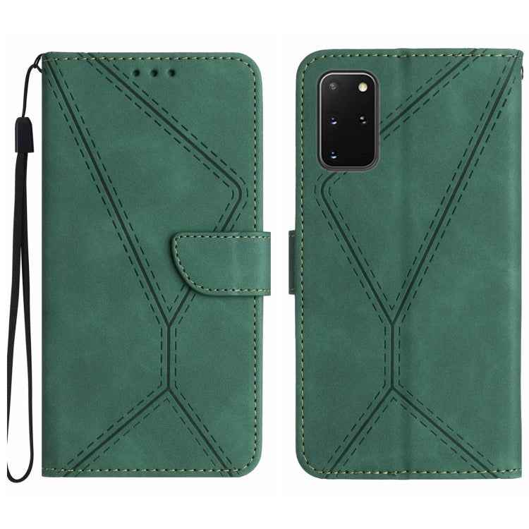 Stitching Embossed Leather Phone Case, For Samsung Galaxy S21 Ultra 5G, For Samsung Galaxy S20, For Samsung Galaxy S20+, For Samsung Galaxy S20 Ultra, For Samsung Galaxy S20 FE, For Samsung Galaxy S10, For Samsung Galaxy S10+, For Samsung Galaxy Note20
