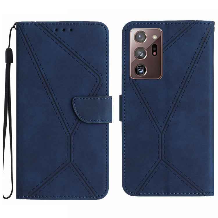 Stitching Embossed Leather Phone Case, For Samsung Galaxy Note20 Ultra, For Samsung Galaxy Note10+, For Samsung Galaxy A03 164mm, For Samsung Galaxy A03 166mm, For Samsung Galaxy A03s 165.8mm, For Samsung Galaxy A03s 166mm                              ...
