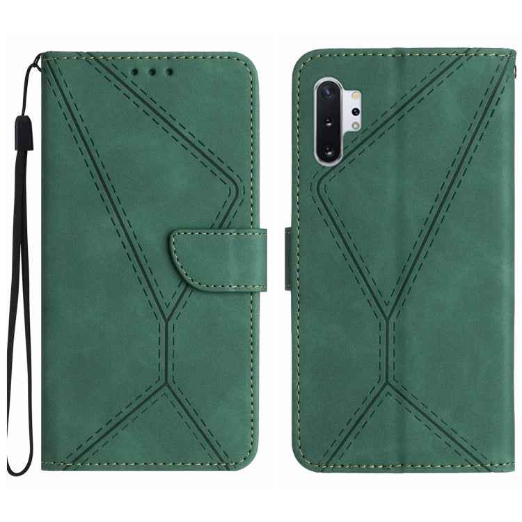 Stitching Embossed Leather Phone Case, For Samsung Galaxy Note20 Ultra, For Samsung Galaxy Note10+, For Samsung Galaxy A03 164mm, For Samsung Galaxy A03 166mm, For Samsung Galaxy A03s 165.8mm, For Samsung Galaxy A03s 166mm                              ...