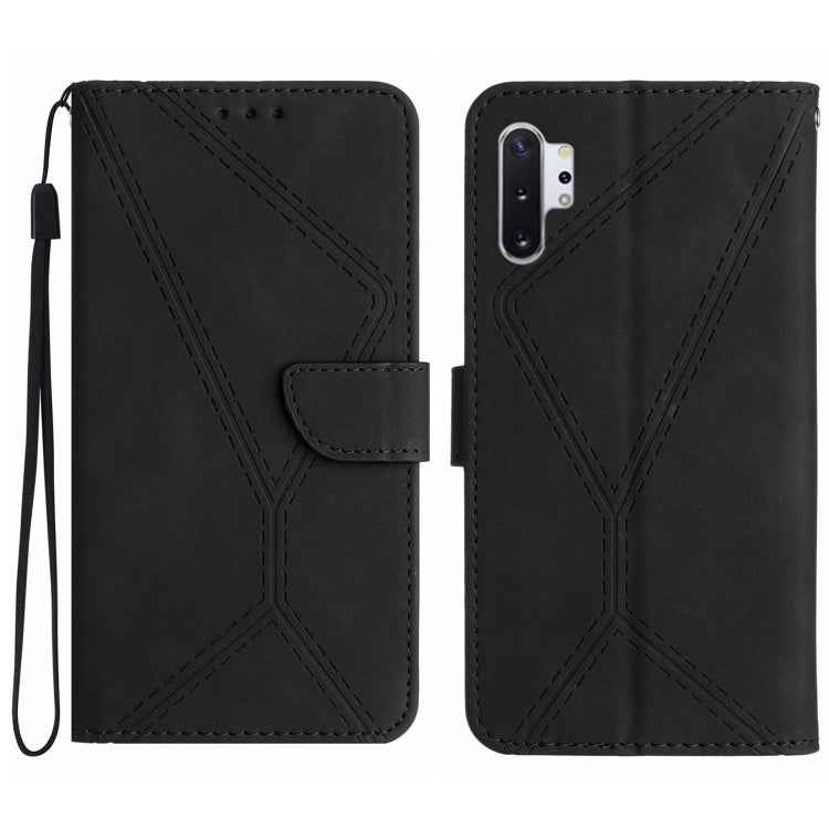 Stitching Embossed Leather Phone Case, For Samsung Galaxy Note20 Ultra, For Samsung Galaxy Note10+, For Samsung Galaxy A03 164mm, For Samsung Galaxy A03 166mm, For Samsung Galaxy A03s 165.8mm, For Samsung Galaxy A03s 166mm                              ...