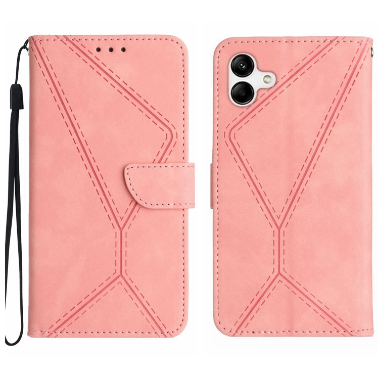 Stitching Embossed Leather Phone Case, For Samsung Galaxy Note20 Ultra, For Samsung Galaxy Note10+, For Samsung Galaxy A03 164mm, For Samsung Galaxy A03 166mm, For Samsung Galaxy A03s 165.8mm, For Samsung Galaxy A03s 166mm                              ...