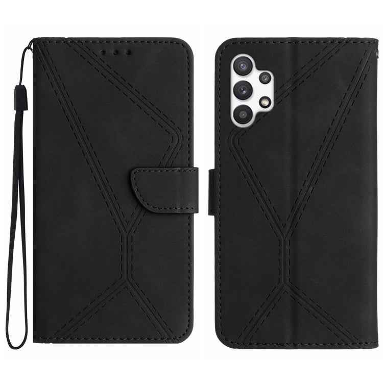 Stitching Embossed Leather Phone Case, For Samsung Galaxy A12 / M12, For Samsung Galaxy A13 4G, For Samsung Galaxy A13 5G / M13 5G, For Samsung Galaxy A14 5G / A14 4G, For Samsung Galaxy A20 / A30, For Samsung Galaxy A20e / A10e, For Samsung Galaxy A22...