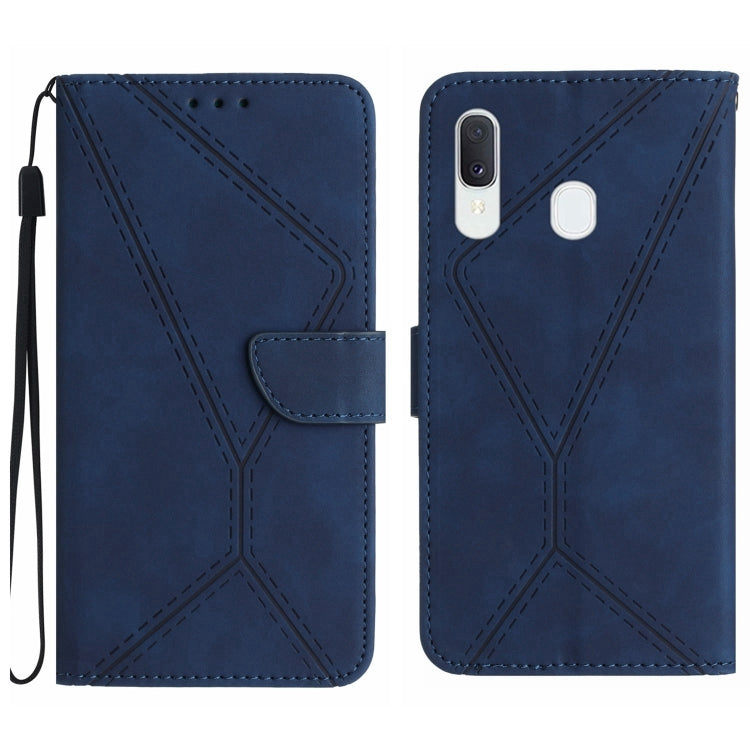 Stitching Embossed Leather Phone Case, For Samsung Galaxy A12 / M12, For Samsung Galaxy A13 4G, For Samsung Galaxy A13 5G / M13 5G, For Samsung Galaxy A14 5G / A14 4G, For Samsung Galaxy A20 / A30, For Samsung Galaxy A20e / A10e, For Samsung Galaxy A22...