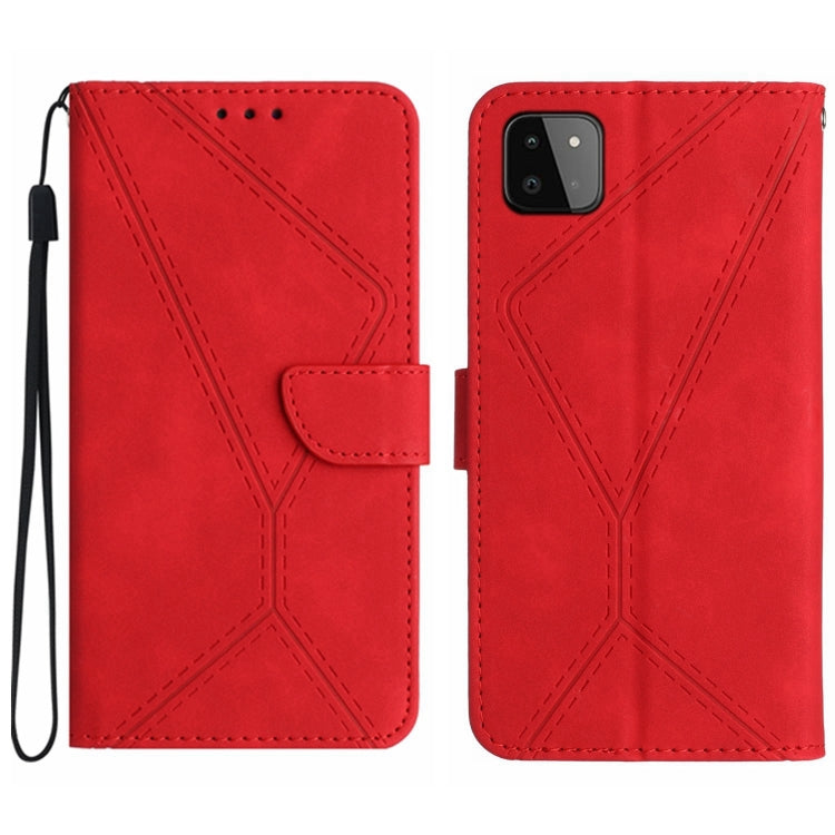 Stitching Embossed Leather Phone Case, For Samsung Galaxy A12 / M12, For Samsung Galaxy A13 4G, For Samsung Galaxy A13 5G / M13 5G, For Samsung Galaxy A14 5G / A14 4G, For Samsung Galaxy A20 / A30, For Samsung Galaxy A20e / A10e, For Samsung Galaxy A22...