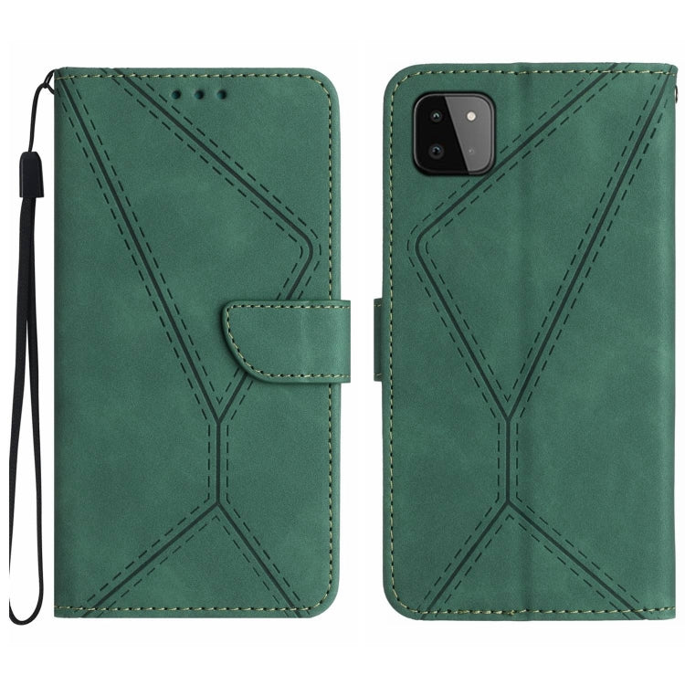 Stitching Embossed Leather Phone Case, For Samsung Galaxy A12 / M12, For Samsung Galaxy A13 4G, For Samsung Galaxy A13 5G / M13 5G, For Samsung Galaxy A14 5G / A14 4G, For Samsung Galaxy A20 / A30, For Samsung Galaxy A20e / A10e, For Samsung Galaxy A22...
