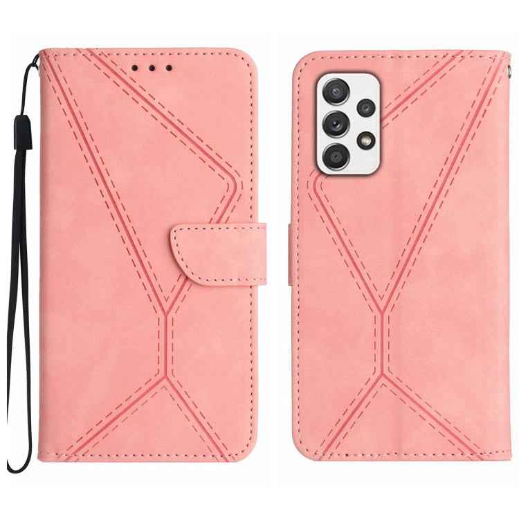 Stitching Embossed Leather Phone Case, For Samsung Galaxy A23 4G / 5G, For Samsung Galaxy A24 4G, For Samsung Galaxy A32 4G, For Samsung Galaxy A32 5G, For Samsung Galaxy A33 5G, For Samsung Galaxy A34 5G, For Samsung Galaxy A40                        ...