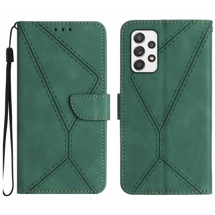 Stitching Embossed Leather Phone Case, For Samsung Galaxy A23 4G / 5G, For Samsung Galaxy A24 4G, For Samsung Galaxy A32 4G, For Samsung Galaxy A32 5G, For Samsung Galaxy A33 5G, For Samsung Galaxy A34 5G, For Samsung Galaxy A40                        ...