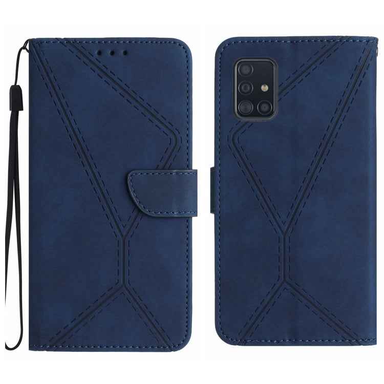 Stitching Embossed Leather Phone Case, For Samsung Galaxy A51 4G, For Samsung Galaxy A51 5G, For Samsung Galaxy A52 / A52s, For Samsung Galaxy A53 5G, For Samsung Galaxy A54 5G, For Samsung Galaxy A70 / A70s, For Samsung Galaxy A71 4G                  ...