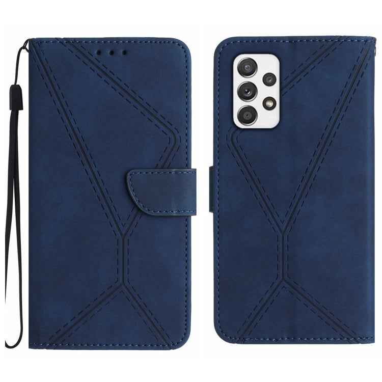 Stitching Embossed Leather Phone Case, For Samsung Galaxy A51 4G, For Samsung Galaxy A51 5G, For Samsung Galaxy A52 / A52s, For Samsung Galaxy A53 5G, For Samsung Galaxy A54 5G, For Samsung Galaxy A70 / A70s, For Samsung Galaxy A71 4G                  ...