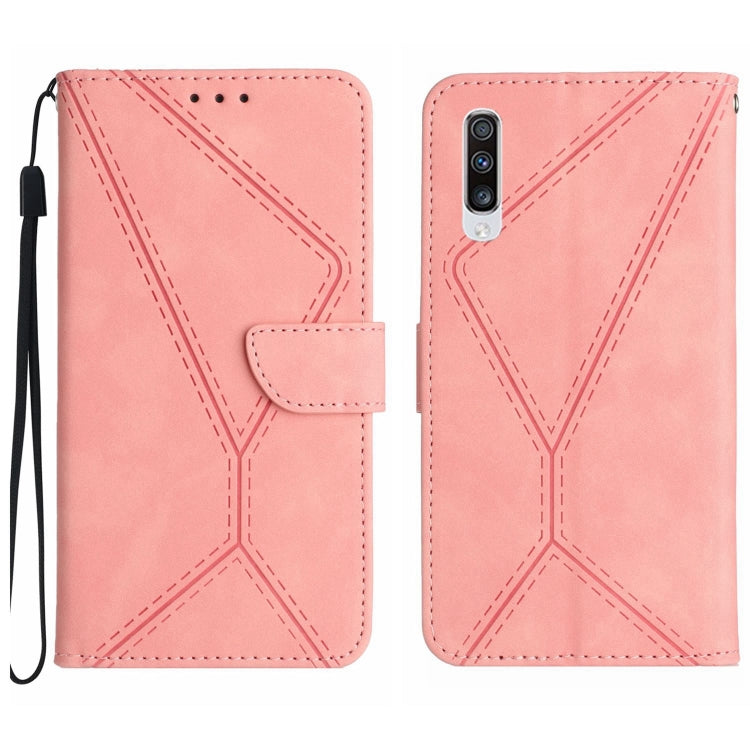 Stitching Embossed Leather Phone Case, For Samsung Galaxy A51 4G, For Samsung Galaxy A51 5G, For Samsung Galaxy A52 / A52s, For Samsung Galaxy A53 5G, For Samsung Galaxy A54 5G, For Samsung Galaxy A70 / A70s, For Samsung Galaxy A71 4G                  ...