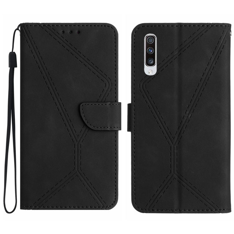 Stitching Embossed Leather Phone Case, For Samsung Galaxy A51 4G, For Samsung Galaxy A51 5G, For Samsung Galaxy A52 / A52s, For Samsung Galaxy A53 5G, For Samsung Galaxy A54 5G, For Samsung Galaxy A70 / A70s, For Samsung Galaxy A71 4G                  ...