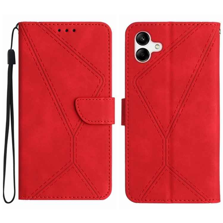 Stitching Embossed Leather Phone Case, For Samsung Galaxy A72 4G/5G, For Samsung Galaxy A73 5G, For Samsung Galaxy F14 5G, For Samsung Galaxy M14 5G, For Samsung Galaxy M33 5G, For Samsung Galaxy M53 5G, For Samsung Galaxy M54 5G