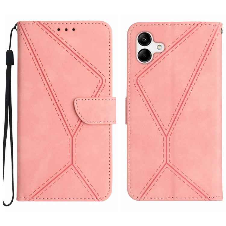 Stitching Embossed Leather Phone Case, For Samsung Galaxy A72 4G/5G, For Samsung Galaxy A73 5G, For Samsung Galaxy F14 5G, For Samsung Galaxy M14 5G, For Samsung Galaxy M33 5G, For Samsung Galaxy M53 5G, For Samsung Galaxy M54 5G