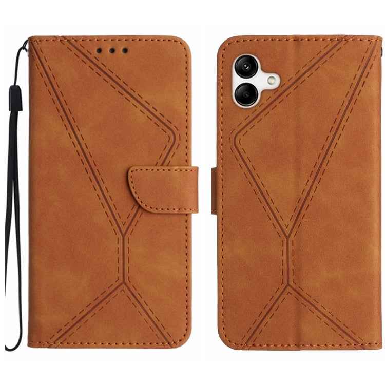Stitching Embossed Leather Phone Case, For Samsung Galaxy A72 4G/5G, For Samsung Galaxy A73 5G, For Samsung Galaxy F14 5G, For Samsung Galaxy M14 5G, For Samsung Galaxy M33 5G, For Samsung Galaxy M53 5G, For Samsung Galaxy M54 5G