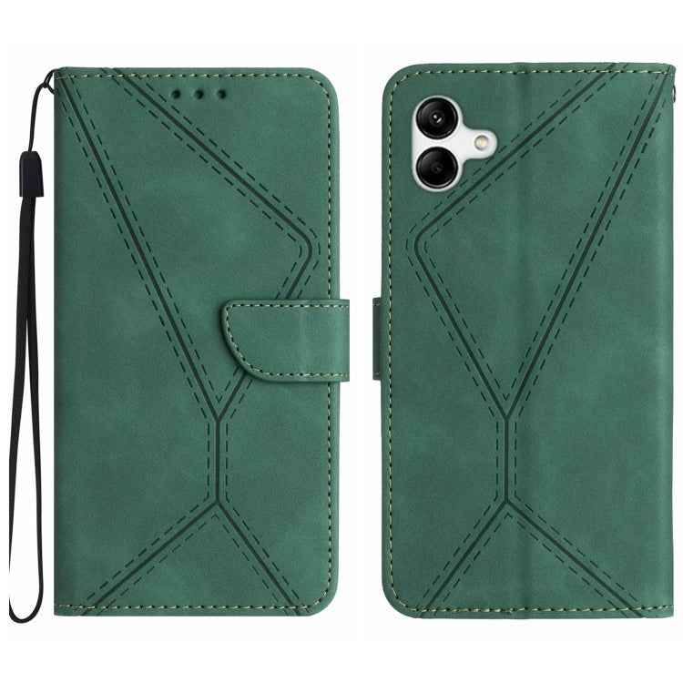 Stitching Embossed Leather Phone Case, For Samsung Galaxy A72 4G/5G, For Samsung Galaxy A73 5G, For Samsung Galaxy F14 5G, For Samsung Galaxy M14 5G, For Samsung Galaxy M33 5G, For Samsung Galaxy M53 5G, For Samsung Galaxy M54 5G