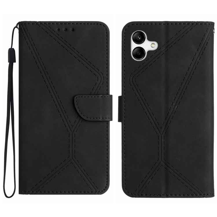 Stitching Embossed Leather Phone Case, For Samsung Galaxy A72 4G/5G, For Samsung Galaxy A73 5G, For Samsung Galaxy F14 5G, For Samsung Galaxy M14 5G, For Samsung Galaxy M33 5G, For Samsung Galaxy M53 5G, For Samsung Galaxy M54 5G
