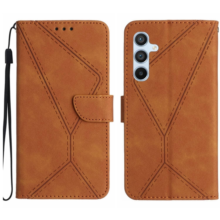 Stitching Embossed Leather Phone Case, For Samsung Galaxy A72 4G/5G, For Samsung Galaxy A73 5G, For Samsung Galaxy F14 5G, For Samsung Galaxy M14 5G, For Samsung Galaxy M33 5G, For Samsung Galaxy M53 5G, For Samsung Galaxy M54 5G