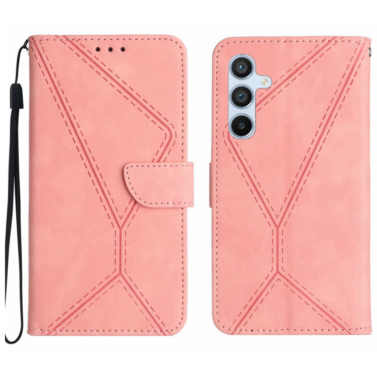 Stitching Embossed Leather Phone Case, For Samsung Galaxy A72 4G/5G, For Samsung Galaxy A73 5G, For Samsung Galaxy F14 5G, For Samsung Galaxy M14 5G, For Samsung Galaxy M33 5G, For Samsung Galaxy M53 5G, For Samsung Galaxy M54 5G