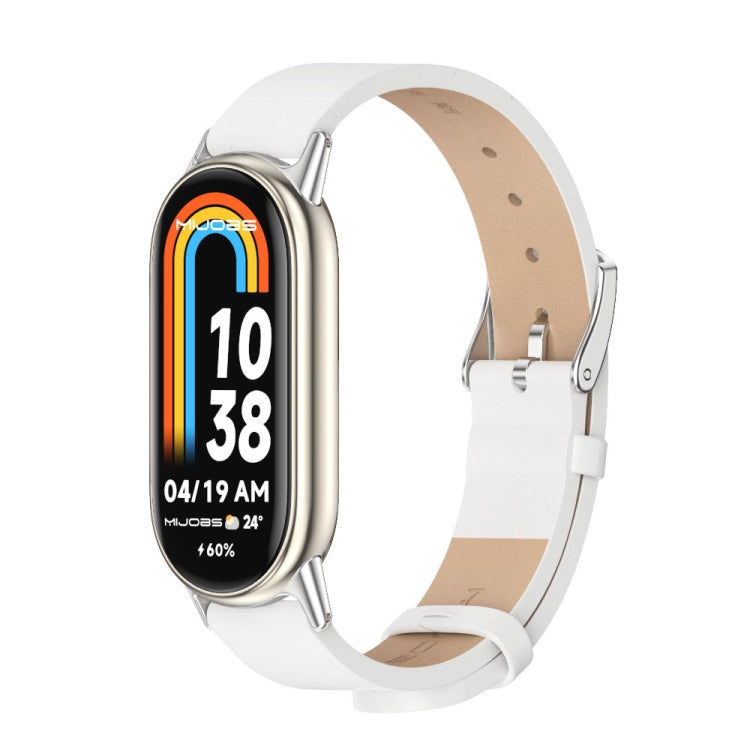Mijobs Microfiber PU Leather Watch Band