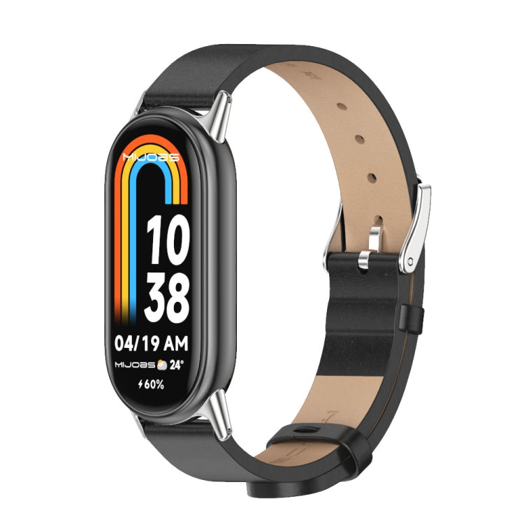 Mijobs Microfiber PU Leather Watch Band